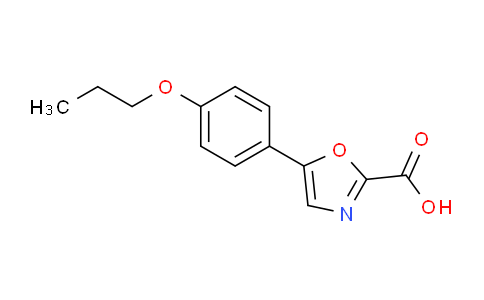 CAS No. 1352537-37-1, 5-(4-Propoxyphenyl)oxazole-2-carboxylic acid