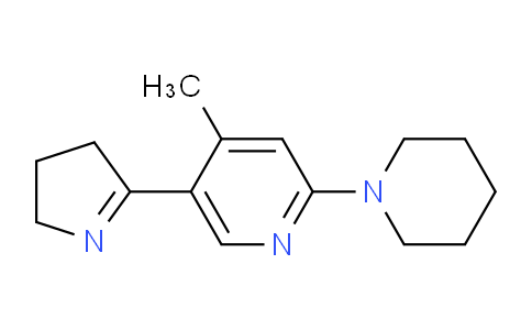 CAS No. 1352539-67-3, 5-(3,4-Dihydro-2H-pyrrol-5-yl)-4-methyl-2-(piperidin-1-yl)pyridine