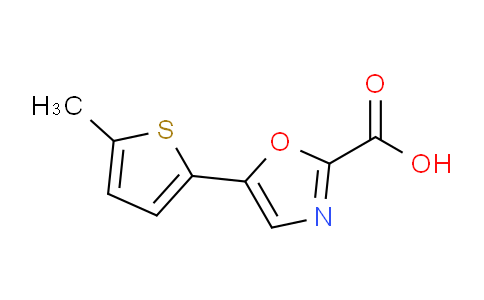 CAS No. 1352542-05-2, 5-(5-Methylthiophen-2-yl)oxazole-2-carboxylic acid