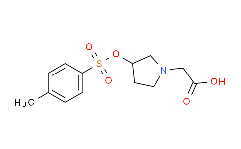 CAS No. 1353951-65-1, 2-(3-(Tosyloxy)pyrrolidin-1-yl)acetic acid