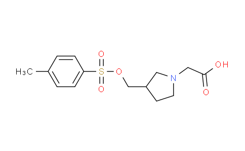 CAS No. 1353978-55-8, 2-(3-((Tosyloxy)methyl)pyrrolidin-1-yl)acetic acid