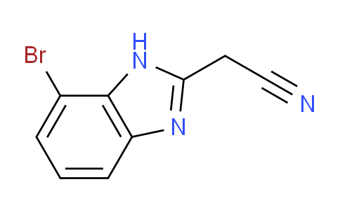 CAS No. 1378260-17-3, 4-Bromo-2-(cyanomethyl)benzimidazole