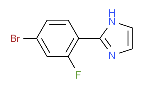 CAS No. 1378876-52-8, 2-(4-Bromo-2-fluorophenyl)imidazole