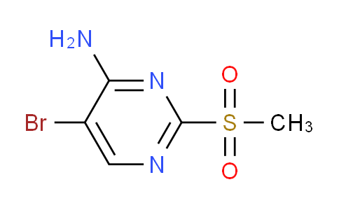 CAS No. 1379324-53-4, 5-Bromo-2-(methylsulfonyl)pyrimidin-4-amine