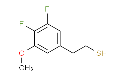 CAS No. 1379363-71-9, 2-(3,4-Difluoro-5-methoxyphenyl)ethanethiol