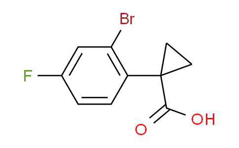 CAS No. 1314779-98-0, 1-(2-Bromo-4-fluorophenyl)cyclopropanecarboxylic Acid