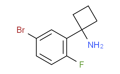 CAS No. 1314791-38-2, 1-(5-Bromo-2-fluorophenyl)cyclobutanamine