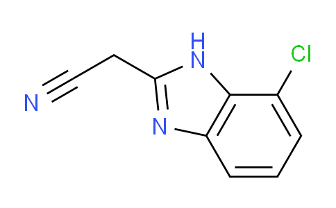 CAS No. 1314881-77-0, 2-(Cyanomethyl)-4-chlorobenzimidazole