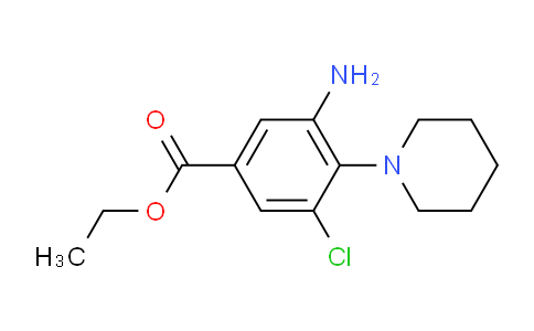 CAS No. 1315374-29-8, Ethyl 3-Amino-5-chloro-4-(1-piperidinyl)benzoate