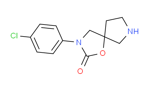 CAS No. 1316219-88-1, 3-(4-Chlorophenyl)-1-oxa-3,7-diazaspiro[4.4]nonan-2-one