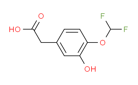 CAS No. 1312884-10-8, 4-(Difluoromethoxy)-3-hydroxyphenylacetic Acid