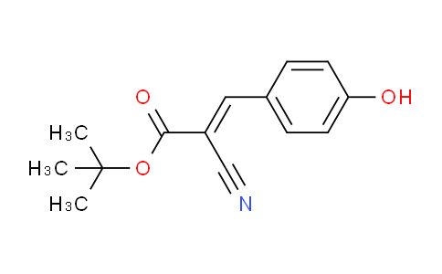 CAS No. 1314039-21-8, tert-Butyl 2-Cyano-3-(4-hydroxyphenyl)acrylate