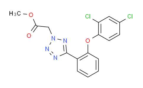 CAS No. 1314406-38-6, Methyl 2-[5-[2-(2,4-Dichlorophenoxy)phenyl]-2H-tetrazol-2-yl]acetate