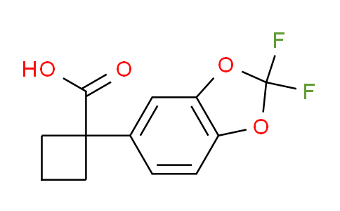 CAS No. 1314666-16-4, 1-(2,2-Difluoro-1,3-benzodioxol-5-yl)cyclobutanecarboxylic Acid