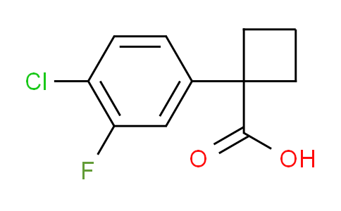 CAS No. 1314667-58-7, 1-(4-Chloro-3-fluorophenyl)cyclobutanecarboxylic Acid