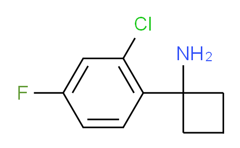 CAS No. 1314673-35-2, 1-(2-Chloro-4-fluorophenyl)cyclobutanamine