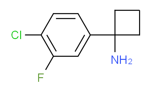 CAS No. 1314674-25-3, 1-(4-Chloro-3-fluorophenyl)cyclobutanamine