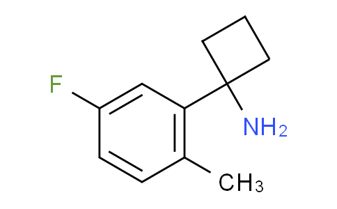 CAS No. 1314675-16-5, 1-(5-Fluoro-2-methylphenyl)cyclobutanamine