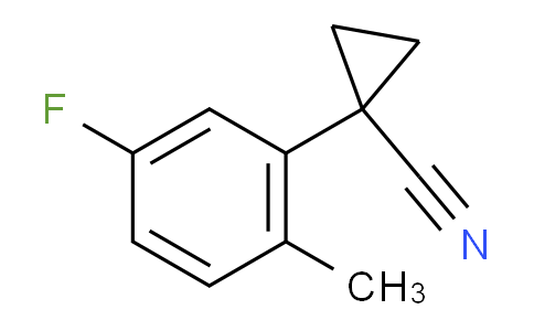 CAS No. 1314698-76-4, 1-(5-Fluoro-2-methylphenyl)cyclopropanecarbonitrile
