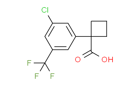 CAS No. 1314710-70-7, 1-[3-Chloro-5-(trifluoromethyl)phenyl]cyclobutanecarboxylic Acid