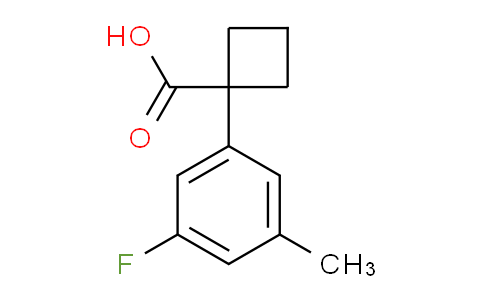 CAS No. 1314713-36-4, 1-(3-Fluoro-5-methylphenyl)cyclobutanecarboxylic Acid