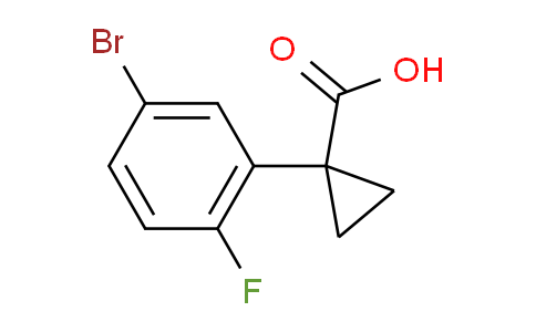 CAS No. 1314721-86-2, 1-(5-Bromo-2-fluorophenyl)cyclopropanecarboxylic Acid