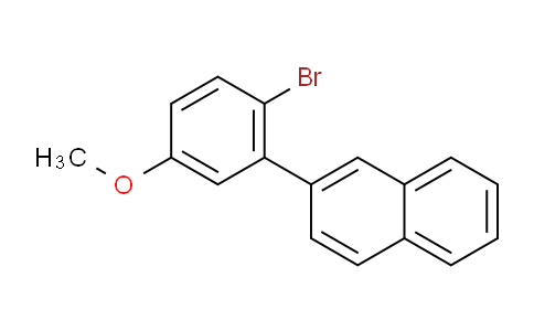 CAS No. 1393793-79-7, 2-(2-Bromo-5-methoxyphenyl)naphthalene