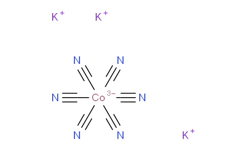 CAS No. 13963-58-1, Potassium hexacyanocobaltate(III)