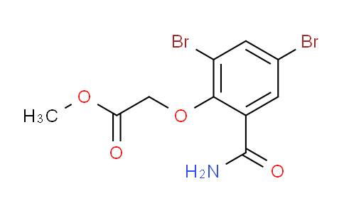 CAS No. 1400644-40-7, Methyl (2,4-dibromo-6-carbamoyl-phenoxy)acetate