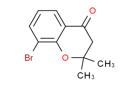 CAS No. 1342220-95-4, 8-Bromo-2,2-dimethylchroman-4-one