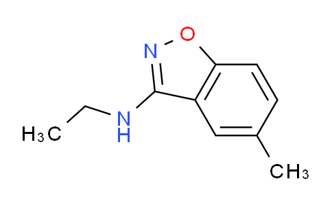CAS No. 1344687-58-6, N-Ethyl-5-methylbenzo[d]isoxazol-3-amine