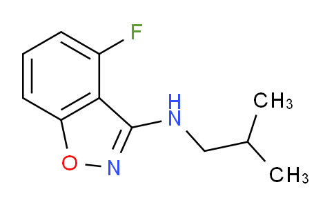 CAS No. 1344701-84-3, 4-Fluoro-N-isobutylbenzo[d]isoxazol-3-amine