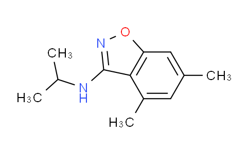 CAS No. 1344702-30-2, N-Isopropyl-4,6-dimethylbenzo[d]isoxazol-3-amine