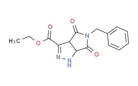 CAS No. 134575-05-6, Ethyl 5-Benzyl-4,6-dioxo-1,3a,4,5,6,6a-hexahydropyrrolo[3,4-c]pyrazole-3-carboxylate