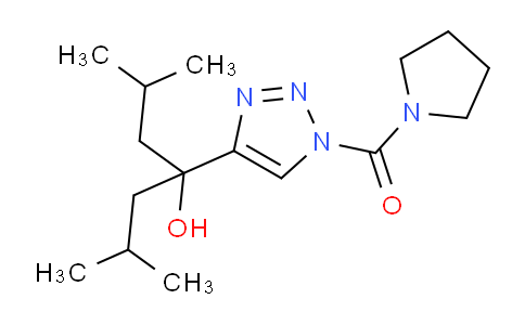 CAS No. 1312782-42-5, (4-(4-Hydroxy-2,6-dimethylheptan-4-yl)-1H-1,2,3-triazol-1-yl)(pyrrolidin-1-yl)methanone