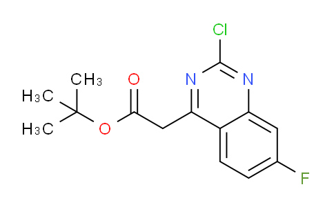 CAS No. 1312785-22-0, tert-Butyl 2-Chloro-7-fluoroquinazoline-4-acetate