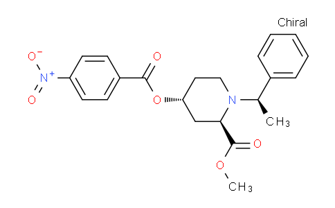 CAS No. 1103929-40-3, Methyl (2R,4R)-4-[(4-Nitrobenzoyl)oxy]-1-[(R)-1-phenylethyl]piperidine-2-carboxylate