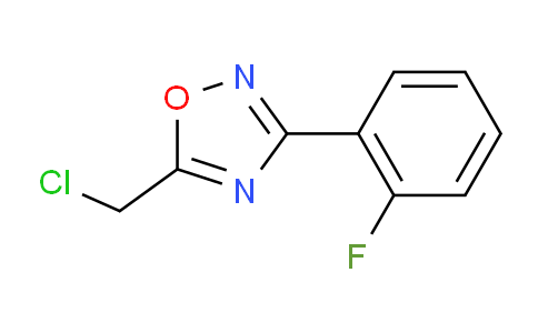 CAS No. 110704-45-5, 5-(Chloromethyl)-3-(2-fluorophenyl)-1,2,4-oxadiazole