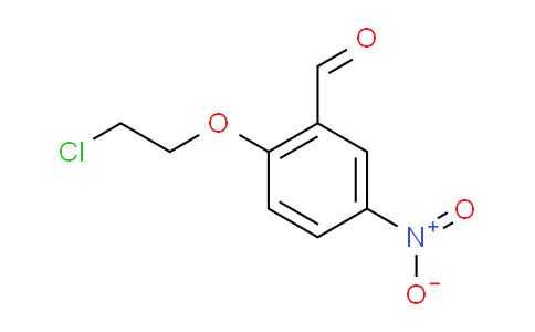 CAS No. 110837-53-1, 2-(2-Chloroethoxy)-5-nitrobenzaldehyde