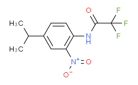 CAS No. 1338684-26-6, 2,2,2-Trifluoro-N-(4-isopropyl-2-nitrophenyl)acetamide
