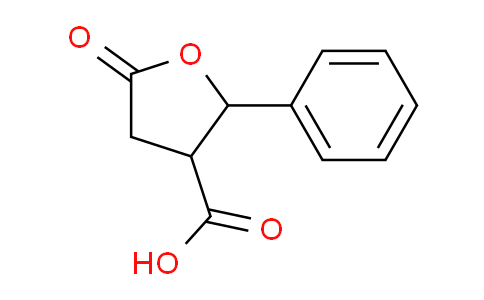 CAS No. 13389-88-3, 5-Oxo-2-phenyltetrahydrofuran-3-carboxylic acid
