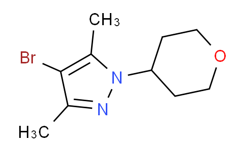 CAS No. 1339665-24-5, 4-Bromo-3,5-dimethyl-1-(tetrahydro-2H-pyran-4-yl)-1H-pyrazole