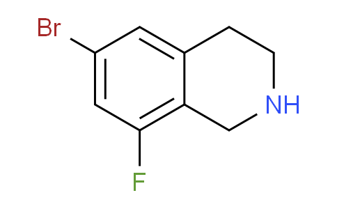 CAS No. 1339780-81-2, 6-Bromo-8-fluoro-1,2,3,4-tetrahydroisoquinoline