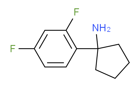 CAS No. 1340120-25-3, 1-(2,4-Difluorophenyl)cyclopentanamine