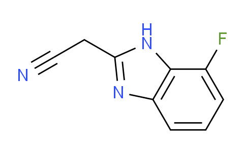CAS No. 1341802-91-2, 2-(Cyanomethyl)-4-fluorobenzimidazole