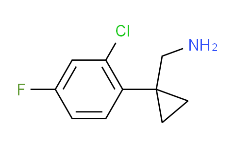 CAS No. 1342004-75-4, 1-(2-Chloro-4-fluorophenyl)cyclopropane-1-methanamine