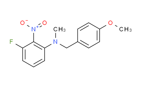 CAS No. 1458569-16-8, 3-Fluoro-N-(4-methoxybenzyl)-N-methyl-2-nitroaniline