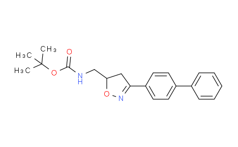 CAS No. 1461705-89-4, tert-Butyl ((3-([1,1'-biphenyl]-4-yl)-4,5-dihydroisoxazol-5-yl)methyl)carbamate