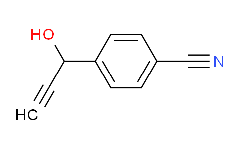 CAS No. 1595-70-6, 4-(1-Hydroxy-2-propyn-1-yl)benzonitrile