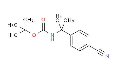 CAS No. 1588517-19-4, 4-[2-(Boc-amino)-2-propyl]benzonitrile